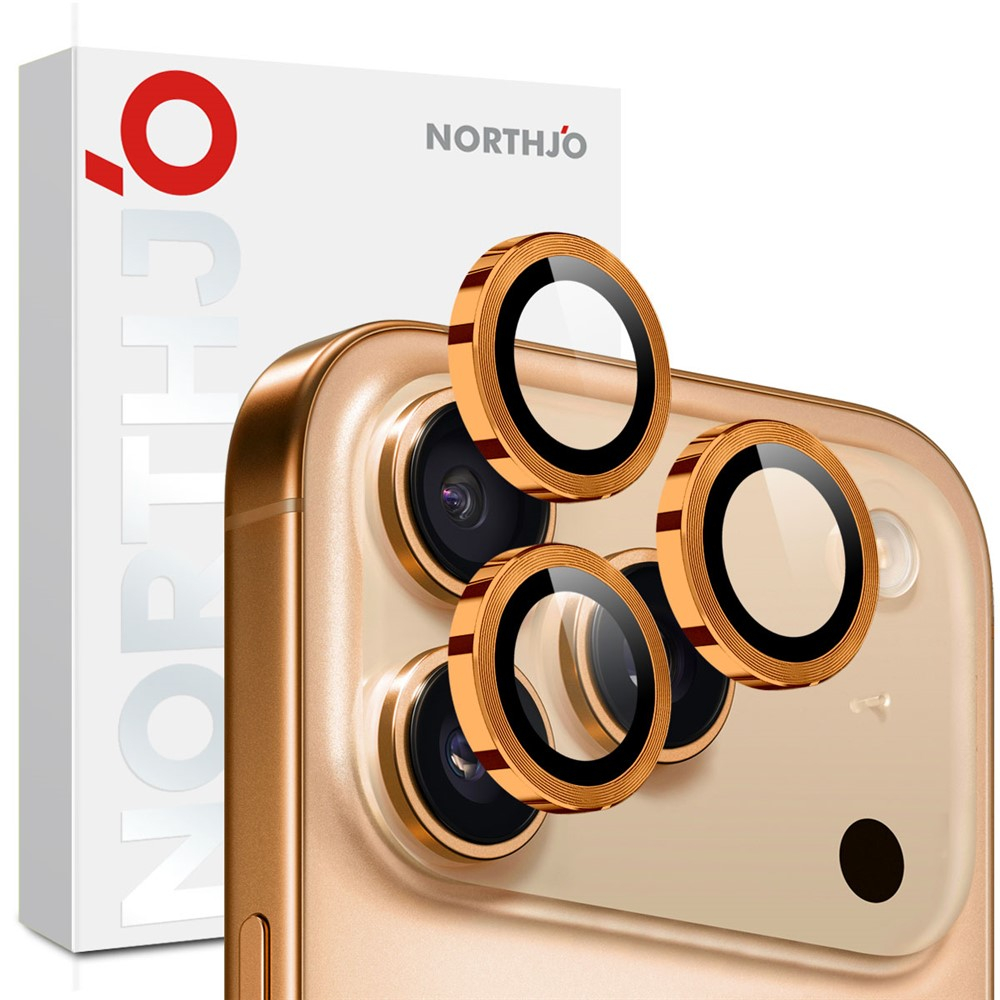 iPhone 17 Pro / 17 Pro Max Kameraschutz Objektiv Ring Protector Abdeckung - Orange