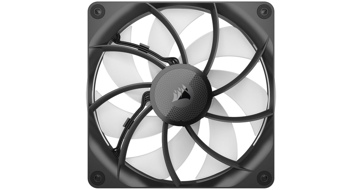 CorsairiCUE LINK RX140 MAX RGB case fan  (Zwart, 140 x 140 x 30 mm, PWM)