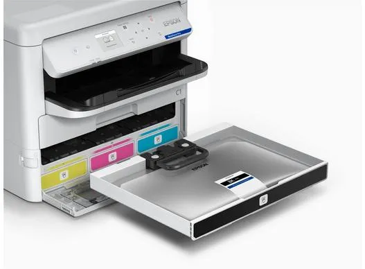 Epson WorkForce Pro EP-C800RDW - Printer - farve - Duplex - blækprinter - A4/Legal - 4800 x 1200 dpi - op til 25 spm (mono) / op til 25 spm (farve) - kapacitet: 330 ark - USB 2.0, Gigabit LAN, Wi-Fi(ac)