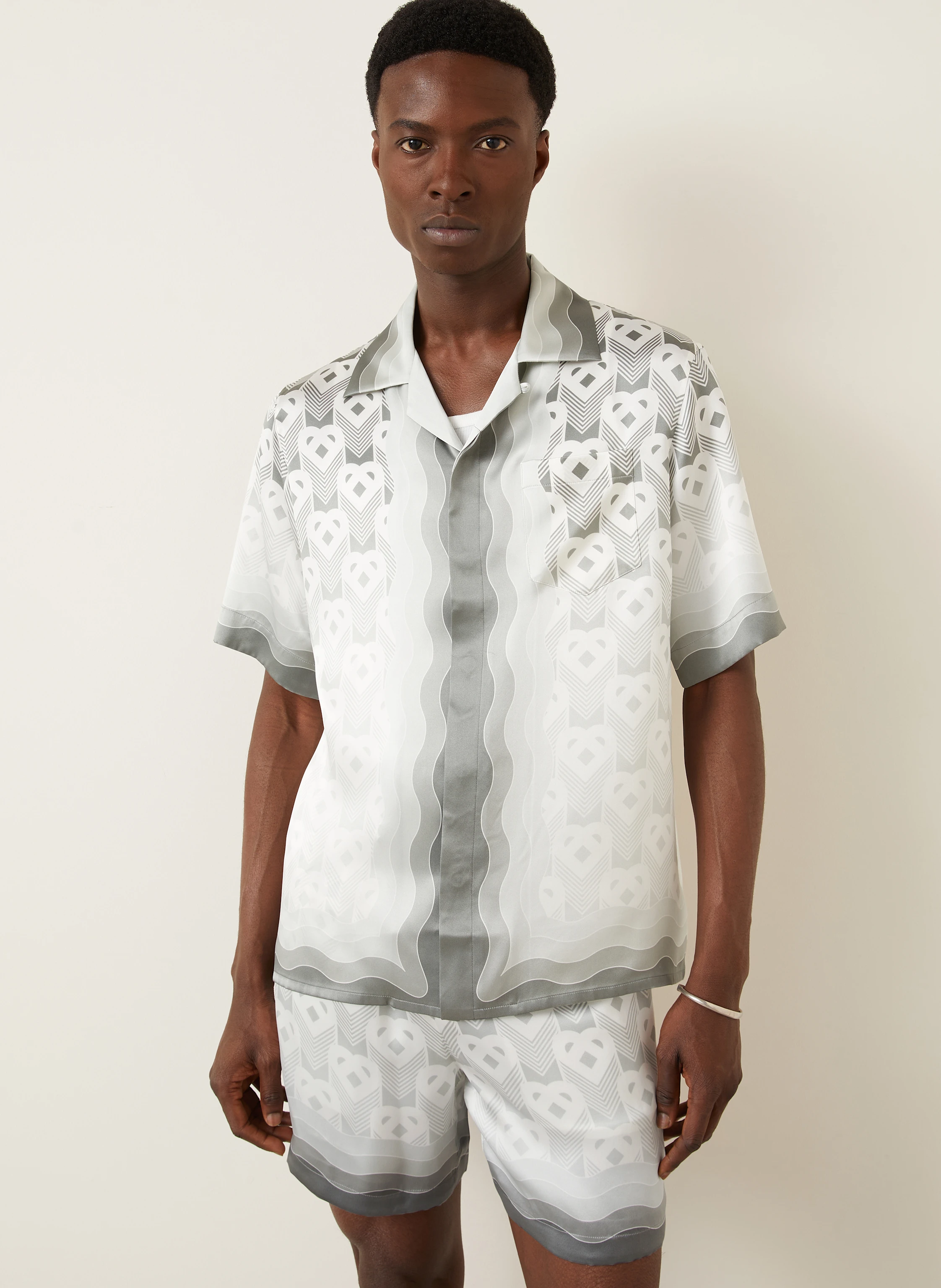 Casablanca Resorthemd Comfort Fit aus Seide