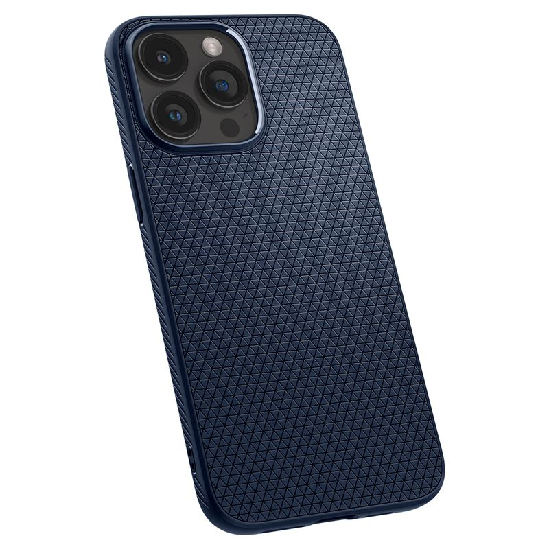 iPhone 15 Pro Liquid Air Case Gummi Hülle (ACS06705) - Navy (Matt)