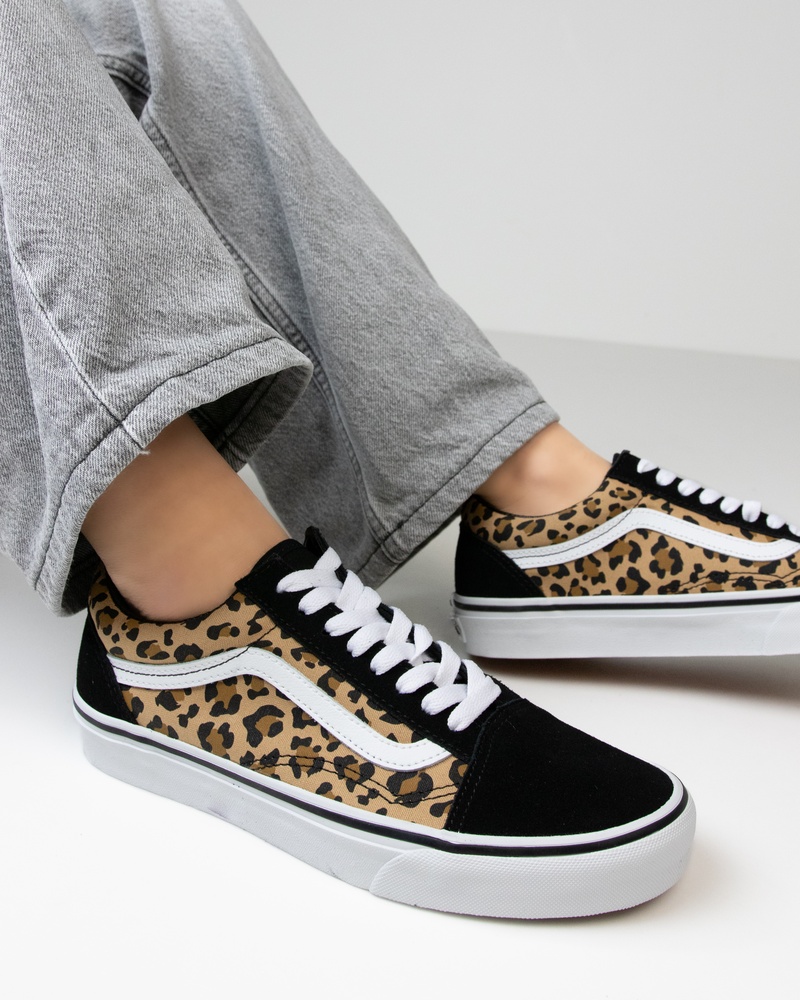 Vans Old Skool Animal Lage sneakers  - zwart
