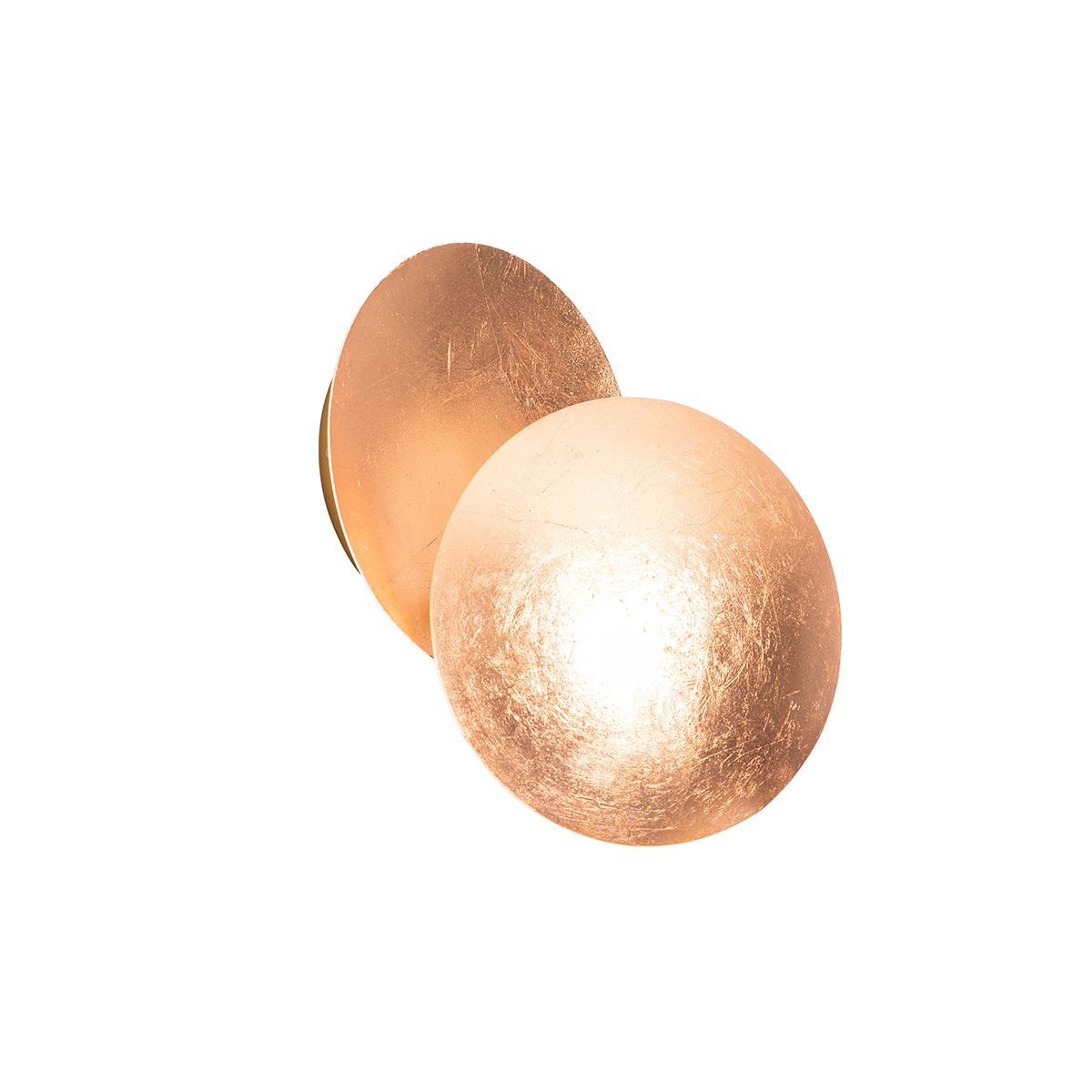Smart wandlamp koper incl. Wifi G9 - Sunrise