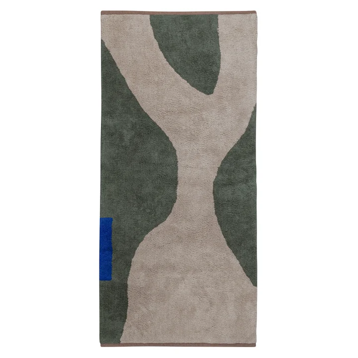Mette Ditmer - Figura Teppich, 150 x 70 cm, dark olive