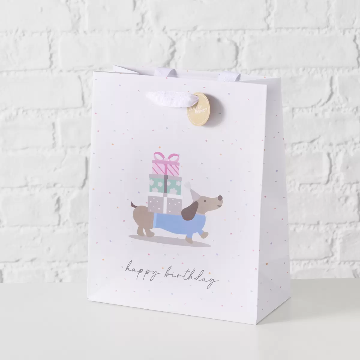 Geschenktüte Trilly beige,braun