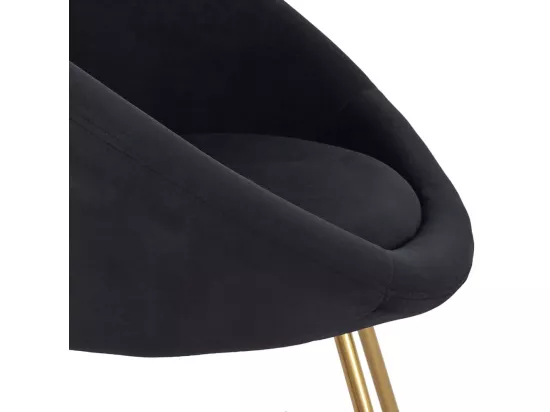 Fauteuil Design Velours 