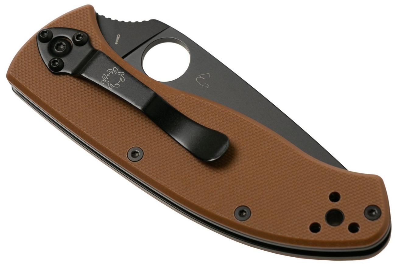 Spyderco Tenacious Brown Black C122GPBBN zakmes