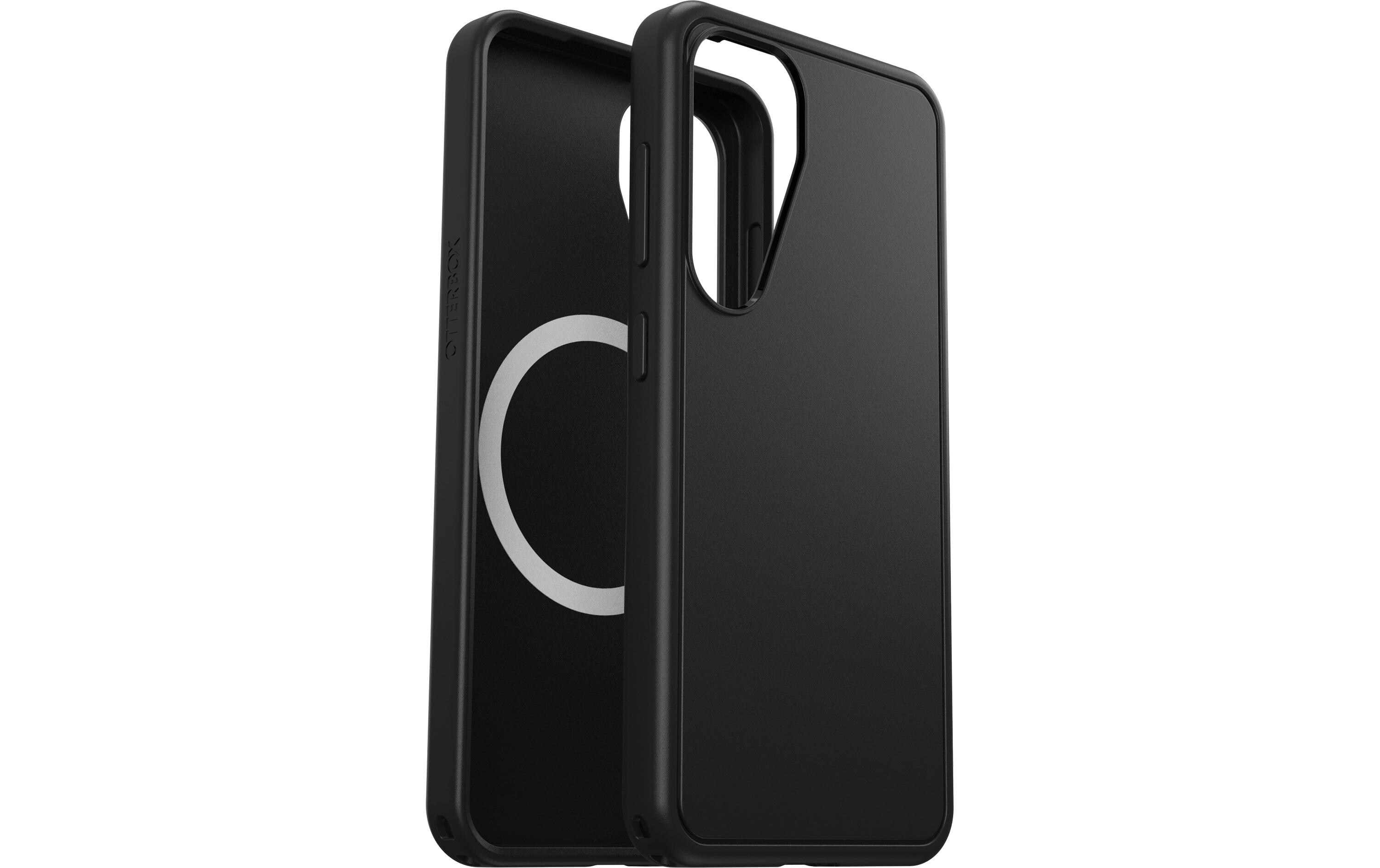 Back Cover Symmetry Galaxy S25 SchwarzSchutzhülle mit Magsafe für das Samsung Galaxy S25
