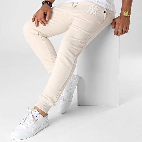 Pantalon Jogging New York Yankees Embroidery Burnside Beige