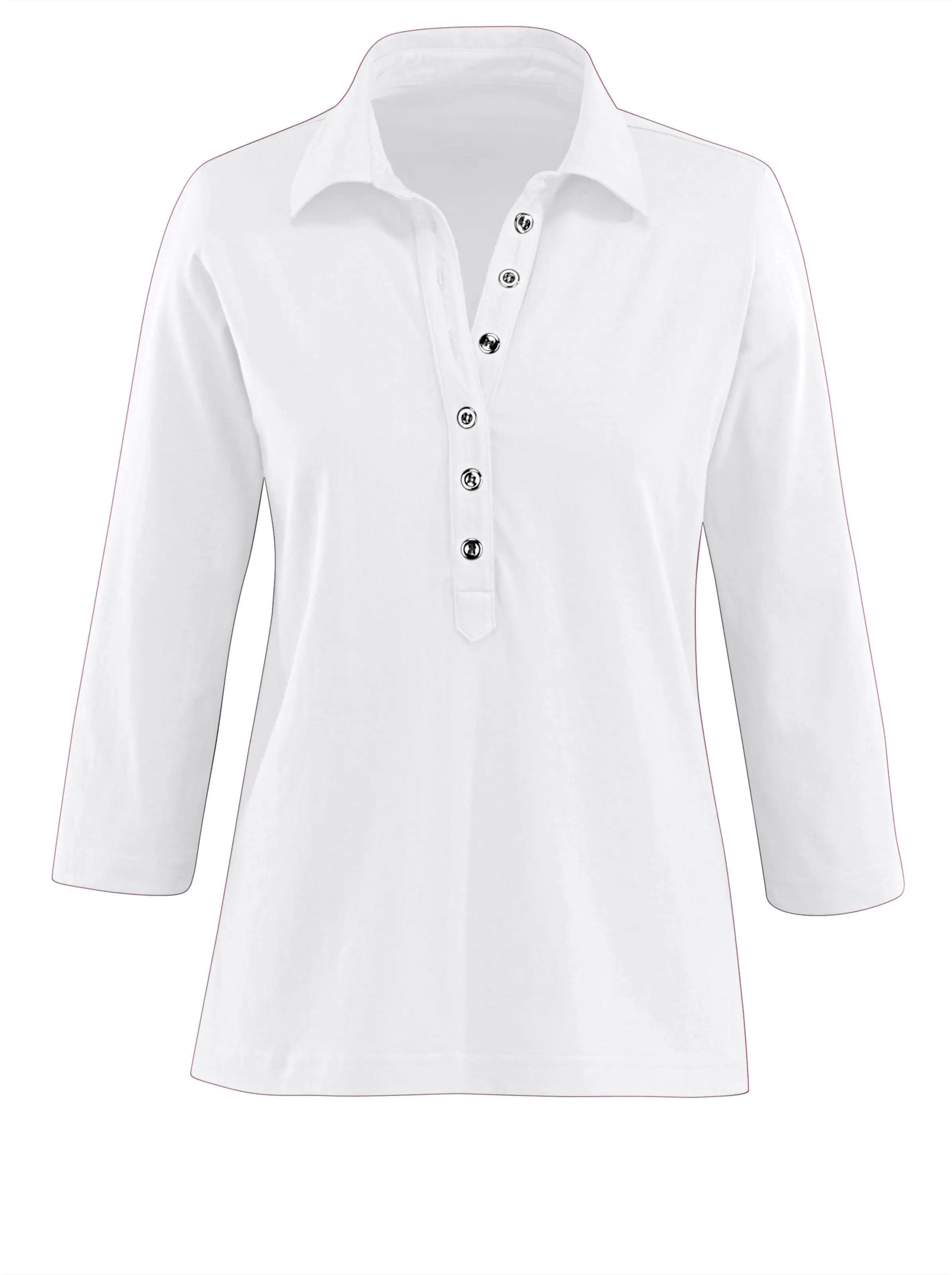 Poloshirt in weiß