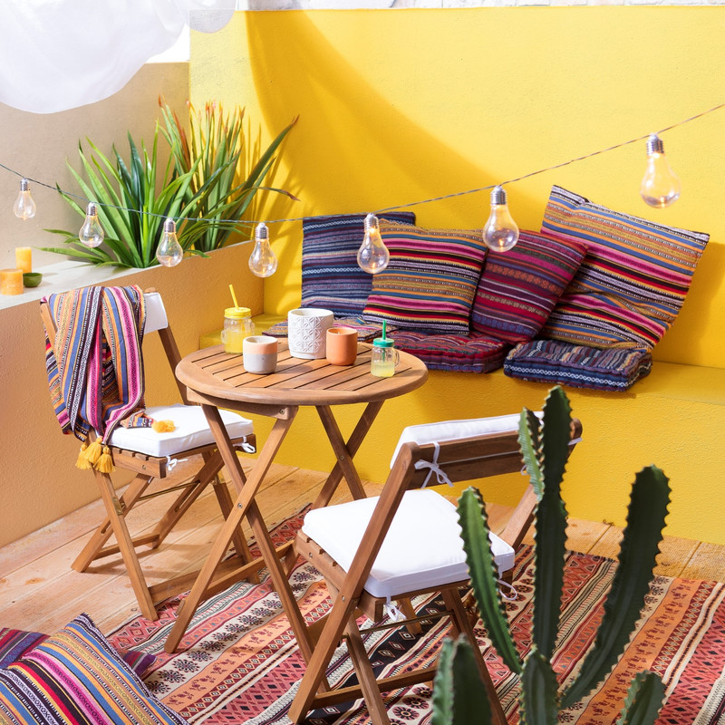 Sierkussen Mexican - multikleur - 60x60 cm