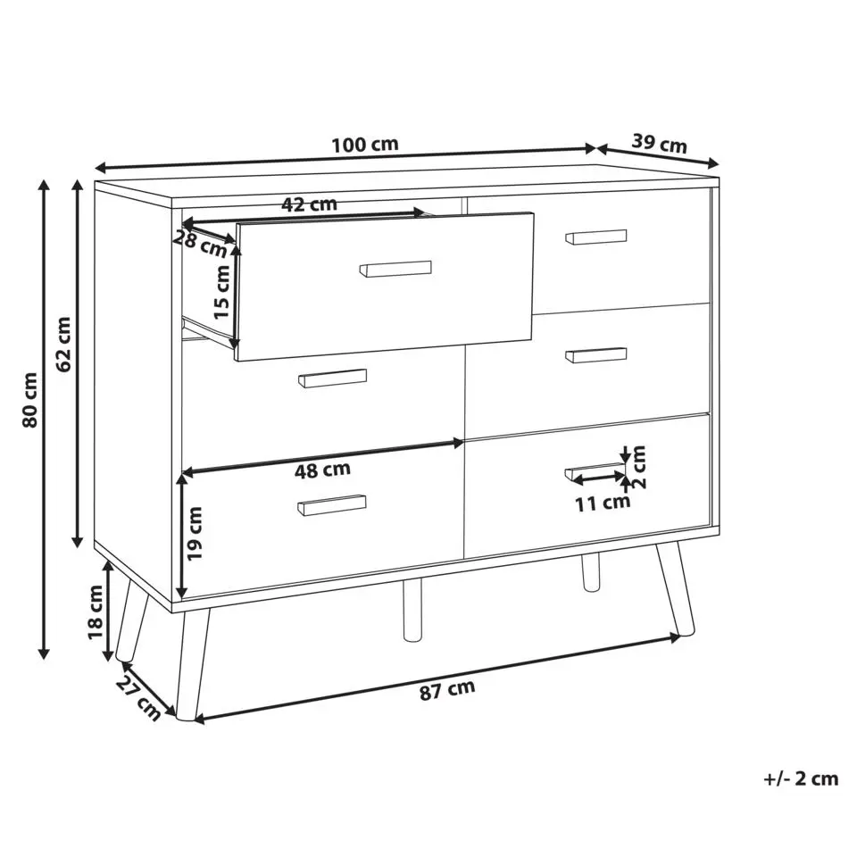 NEWARK - Commode - Wit - MDF
