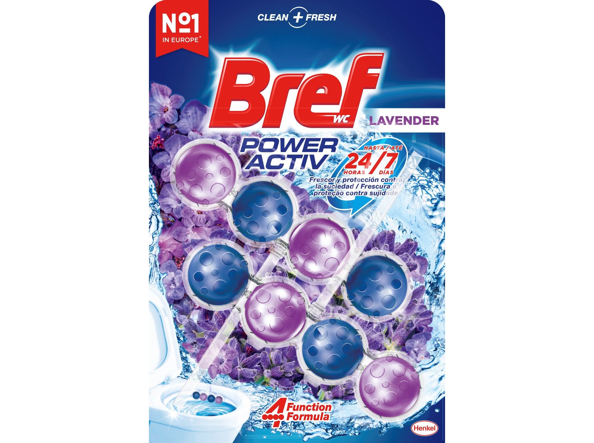 BLOCO BREF SONASOL SANITÁRIO DUPLO LAVANDA 2UN