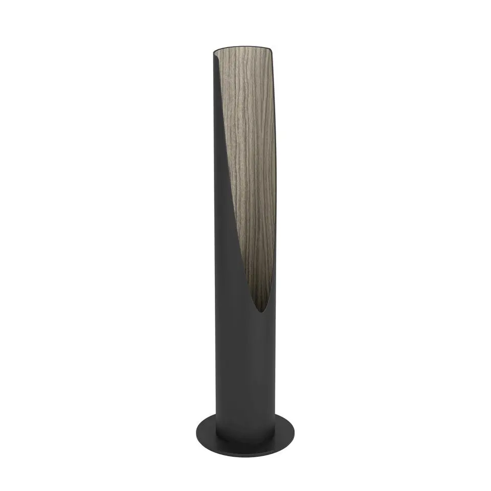 EGLO Barbotto Tafellamp - GU10 - 39,5 cm - Zwart/Bruin - Staal