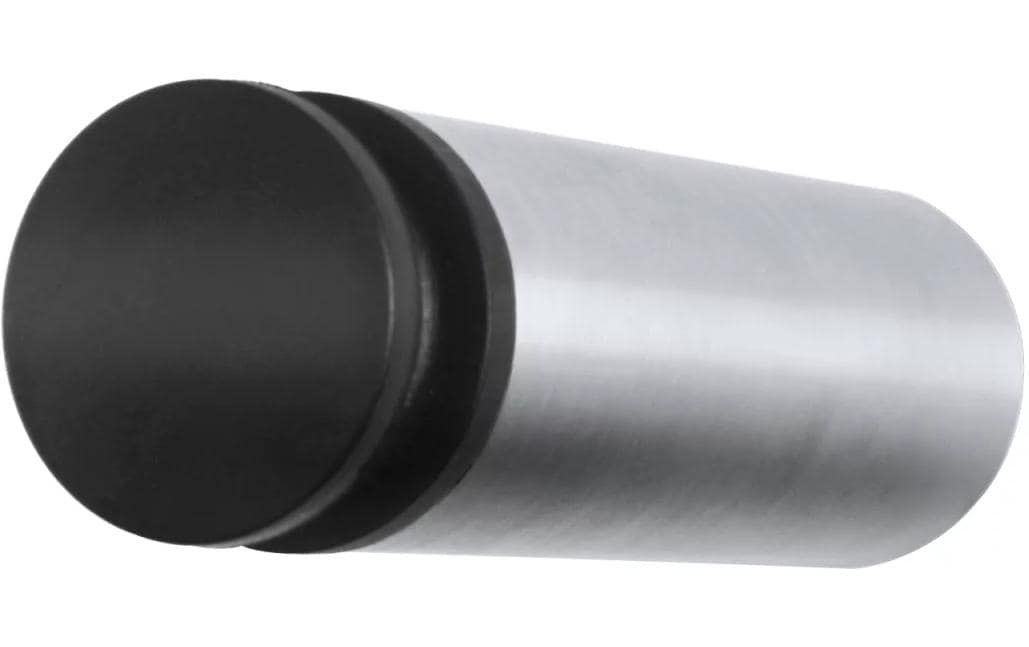 Türsicherung Entra 8 cm, Schwarz/SilberWandtürstopper