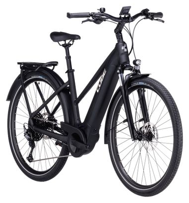 VTC Électrique Cube Touring Hybrid Pro 625 Trapeze Shimano Deore 11V 625 Wh 700 mm Noir 2024