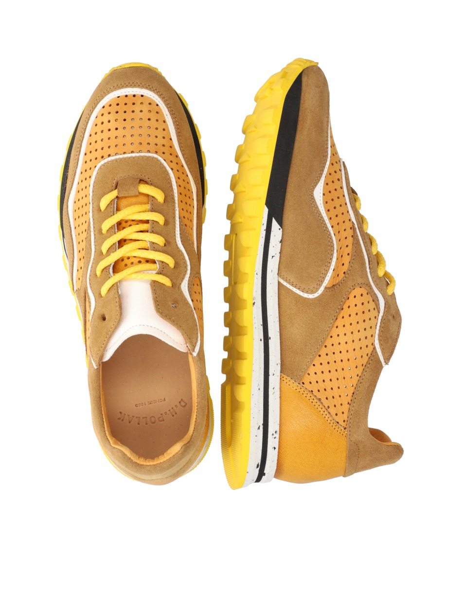 Lederkombi Sneaker