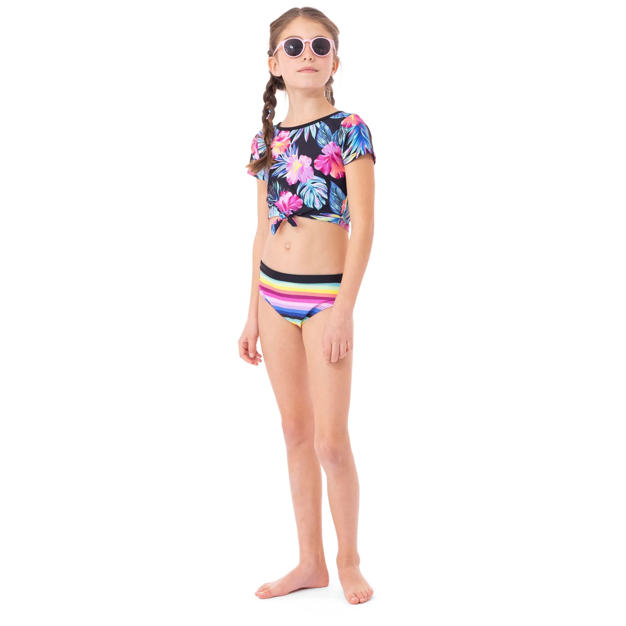 Nanö Lunettes de Soleil Roses 2-8