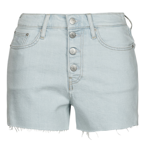 Calvin Klein Jeans - HIGH RISE SHORT - Bleu Clair