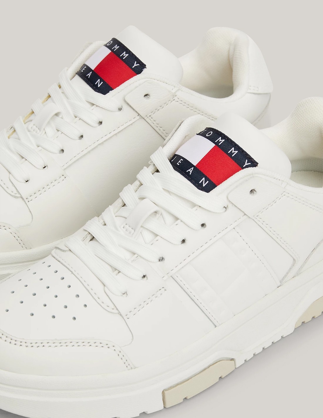 tommy hilfiger Baskets de ville Femme The Brooklyn Cuir Blanc