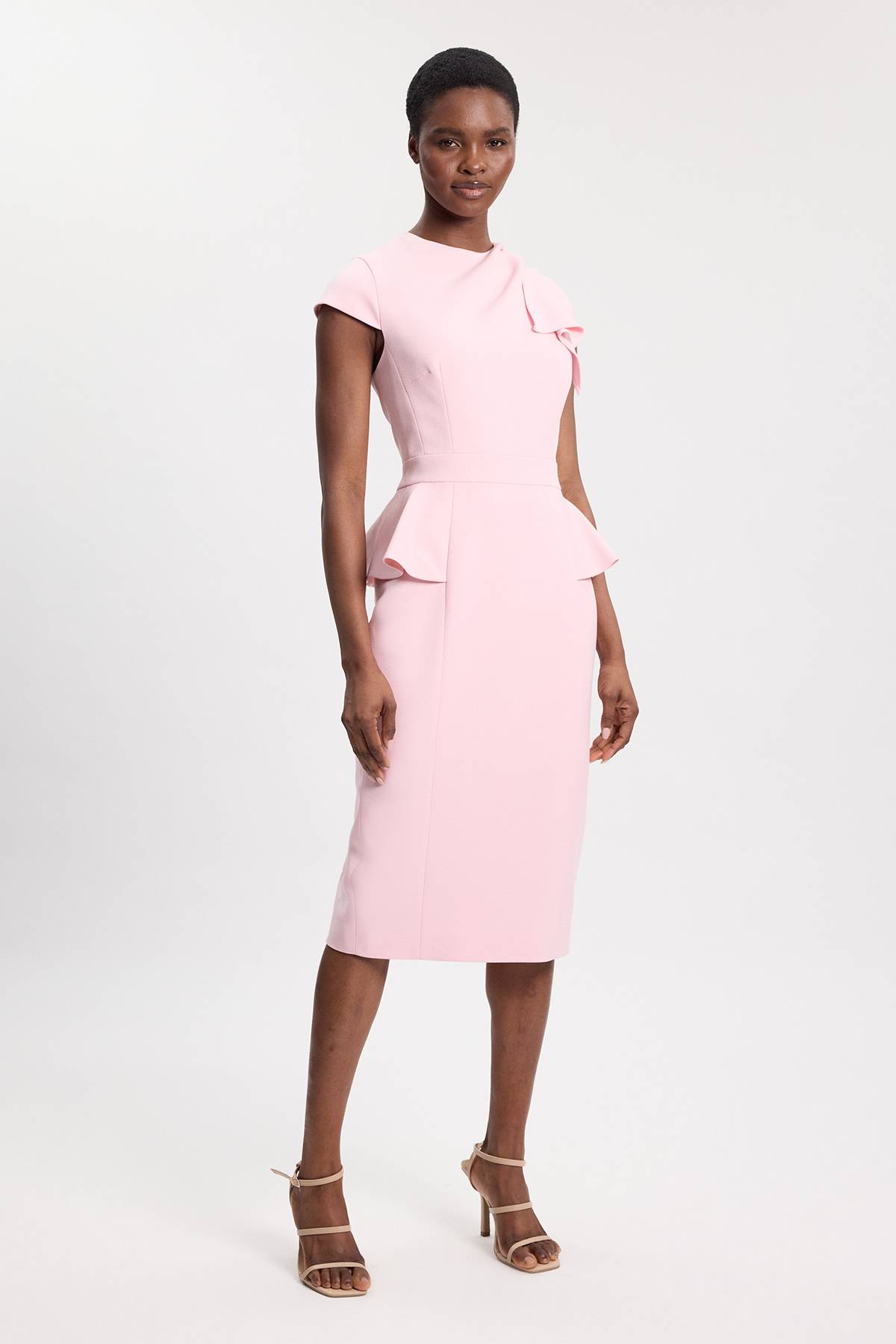 KarenMillen Robe Midi Structurée À Détail Froncé