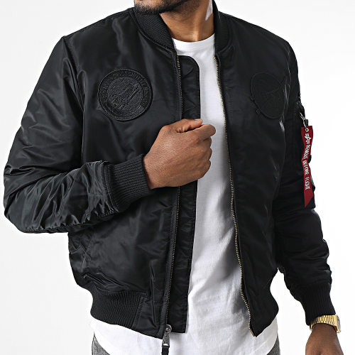 Veste Bomber MA-1 VF Nasa 166107 Noir