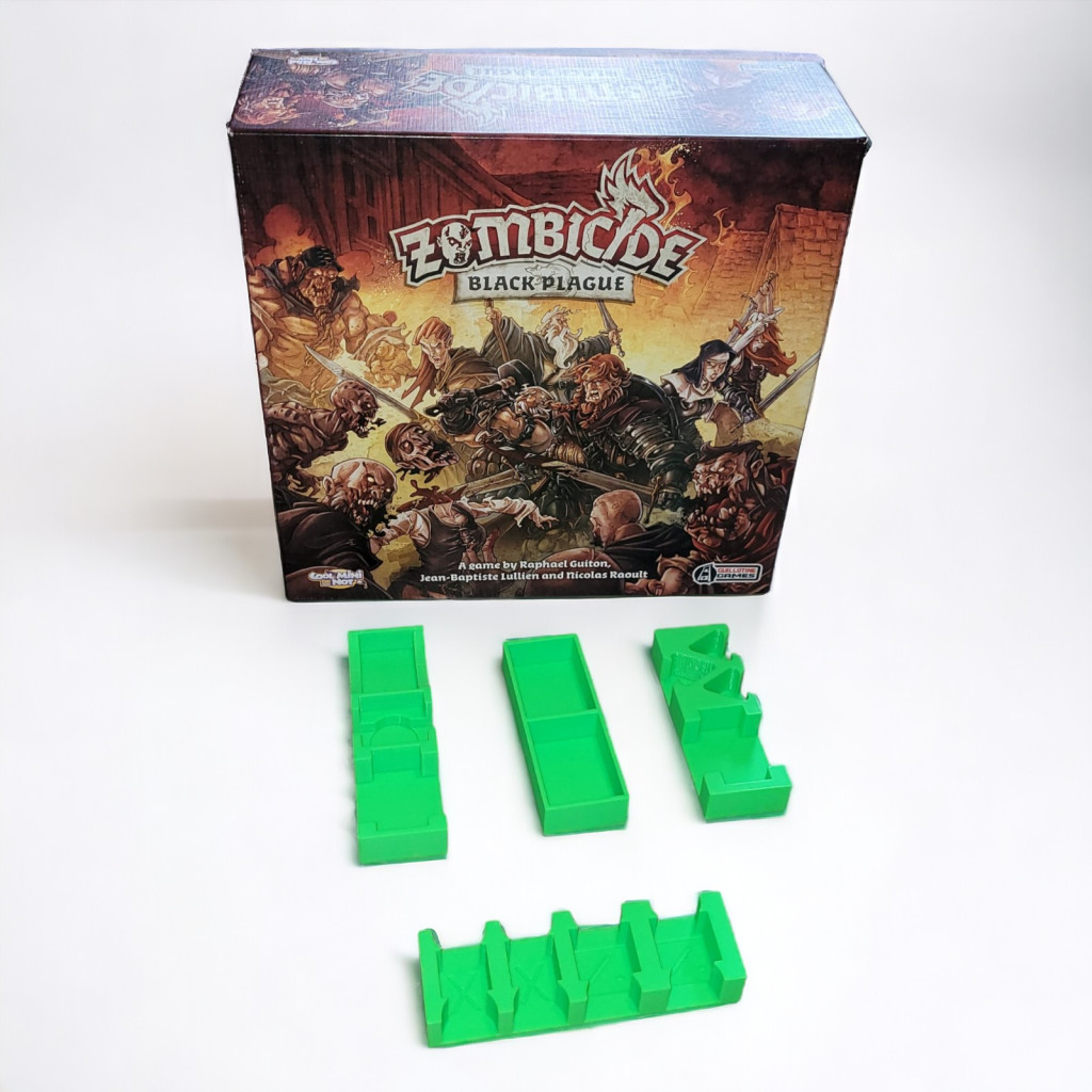 Zombicide - Black Plague : Rangement insert vert compatible