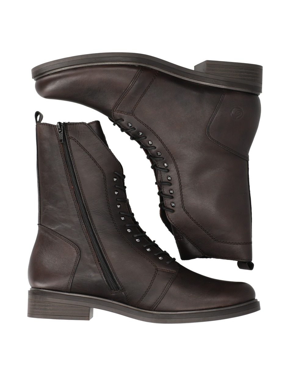 Glattleder Stiefelette
