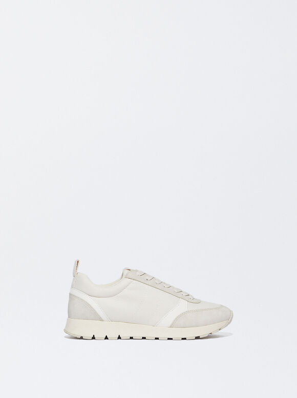 Tênis Esportivo Combinado - Branco