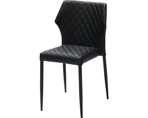 Stapelstoel VEBA Louis 57,5 x 49 x 81,5 cm staal zwart