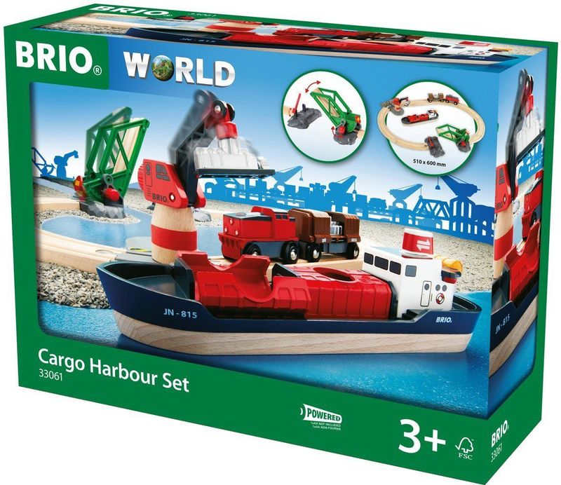 BRIO Treinset vracht bij de haven - 33061