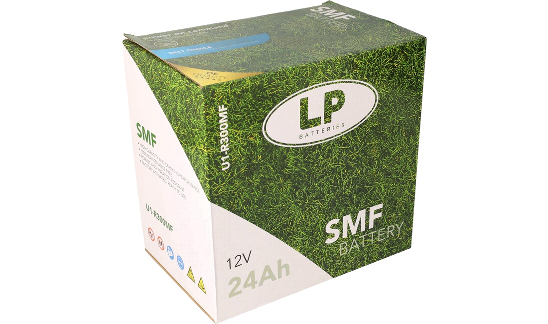 Batteri LP 12V-24Ah U1-R300MF AGM SLA/SMF