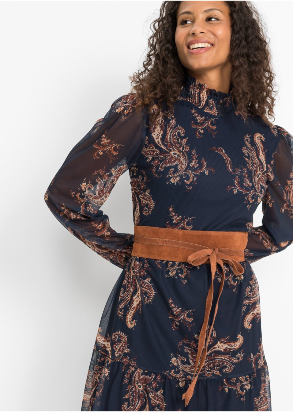 Ceinture en cuir à nouer