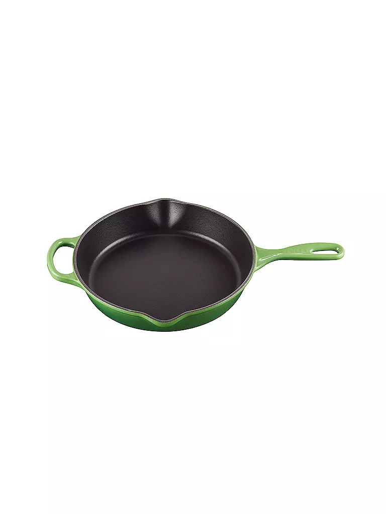 LE CREUSET Servierpfanne hoch Signature 26cm Bamboo Green grün