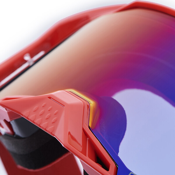 100% - Masque Armega Nuketown - Red/Blue Mirror Rouge / Or / Bleu
