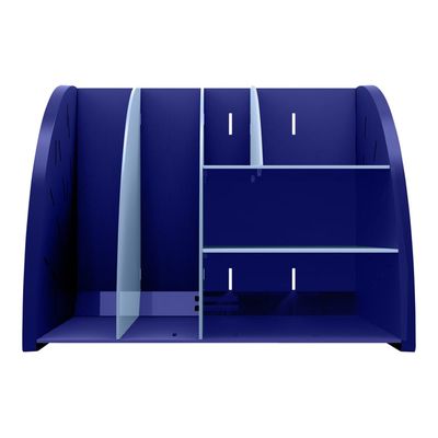 Exacompta Bee Blue - Organiseur de bureau 6 compartiments - bleu