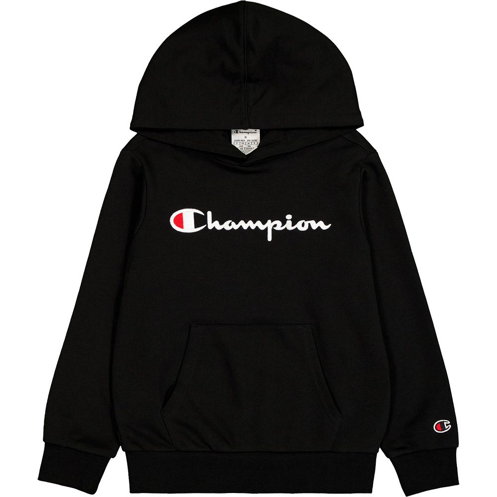Champion Hooded Sweatshirt Kinder schwarz