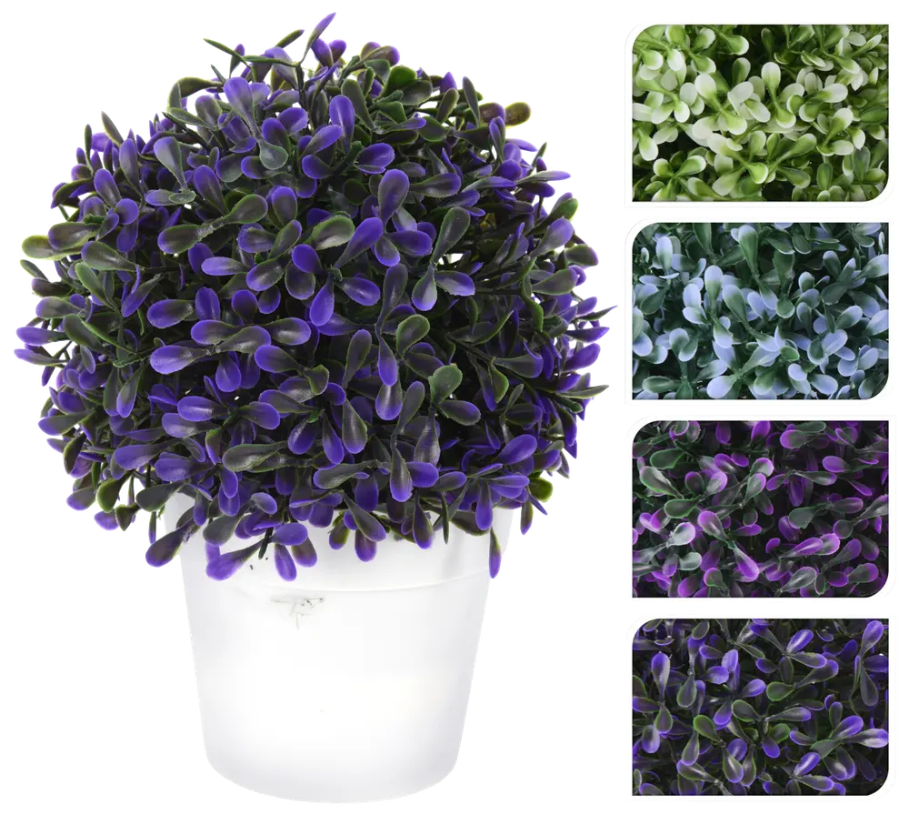 Kunstig potteplante - assorterede