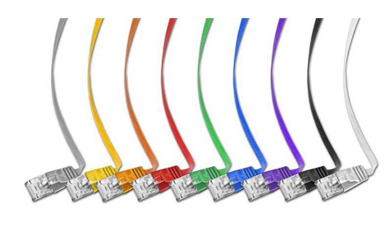 Slimpatchkabel RJ-45 - RJ-45, Cat 6, UTP, 25 m, SchwarzUnscreened/Unshielded Twisted-Pair-Kabel (UTP) mit Klinkenschutz