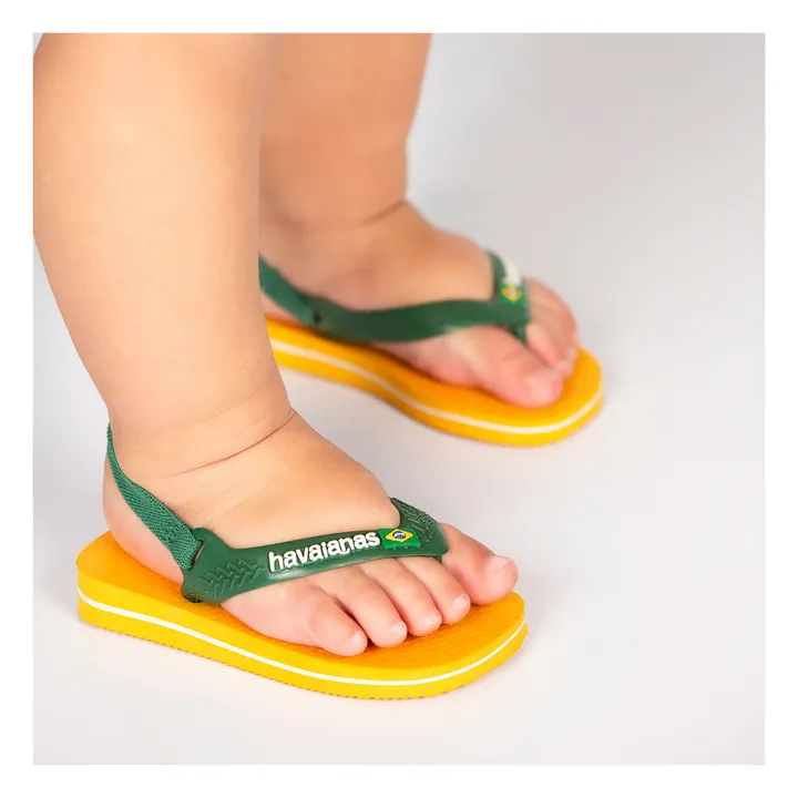 Havaianas Tongs Baby Brasil Logo | Jaune