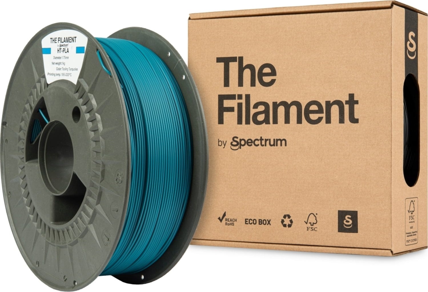 The Filament  HT-PLA Tooling Turquoise, 1,75 mm / 1000 g    Hitzebeständiges PLA Filament in Tooling Turquoise