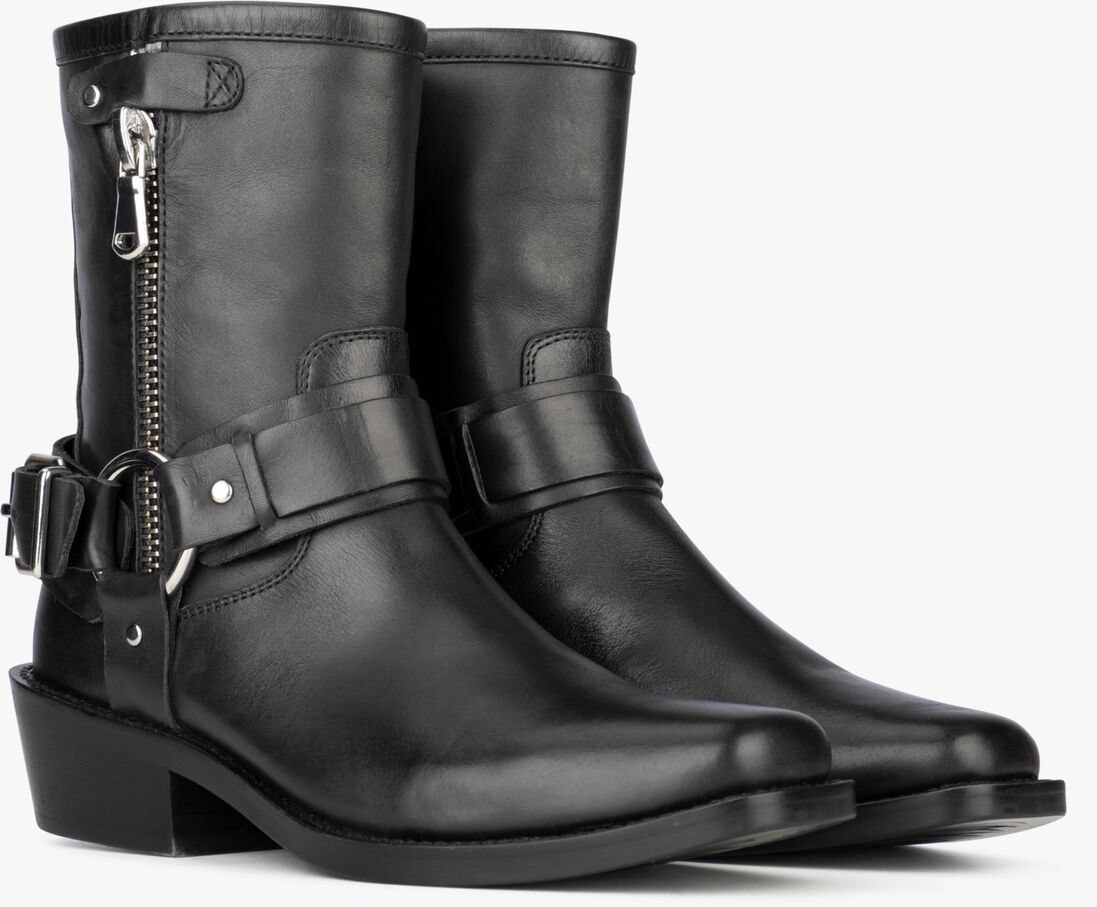 PS POELMAN zwarte ps poelman biker boots sidonia