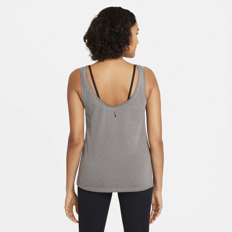 Nike Yoga Dri Fit Top Grå