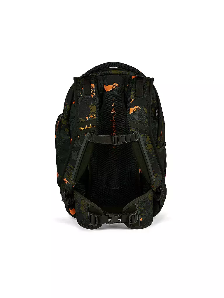 SATCH Schulrucksack Match Jurassic Jungle dunkelgrün