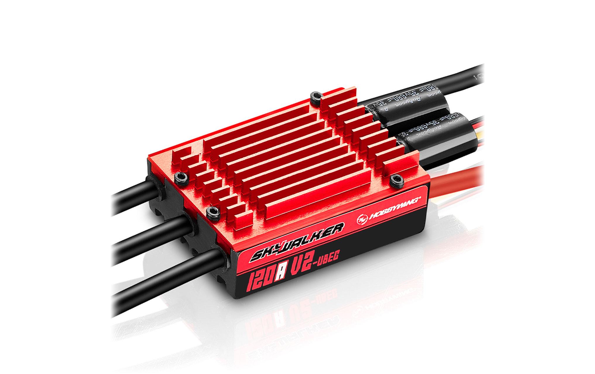 Brushless Regler Skywalker V2 120A 3-8SBrushless ESC für Flugmodelle mit starkem 10A Bec