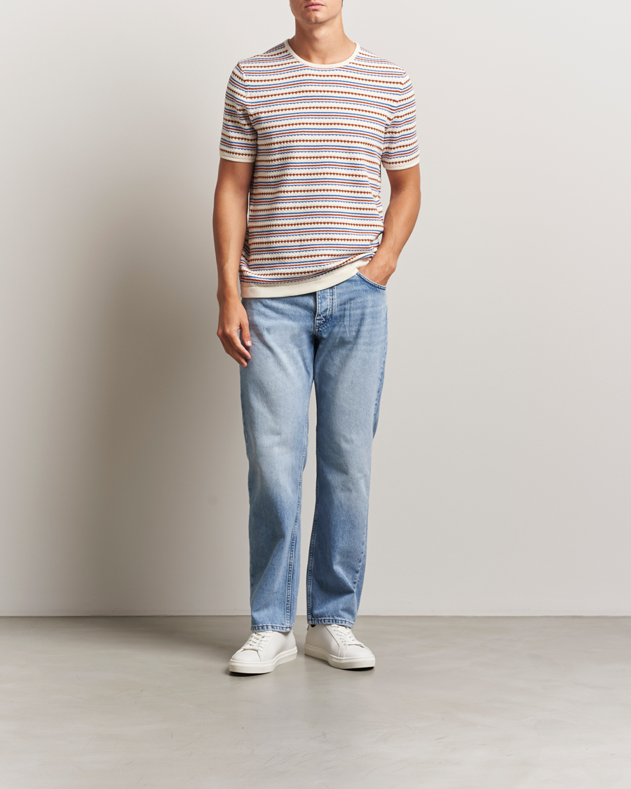 NN07 Bari Knitted Striped T-Shirt Multi