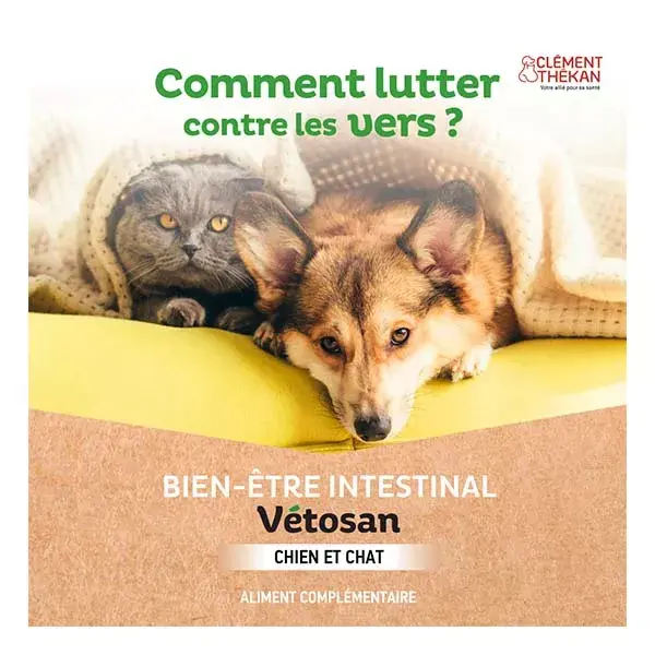Clement Thekan Bien-être Intestinal Chien Chat 60 Comprimés