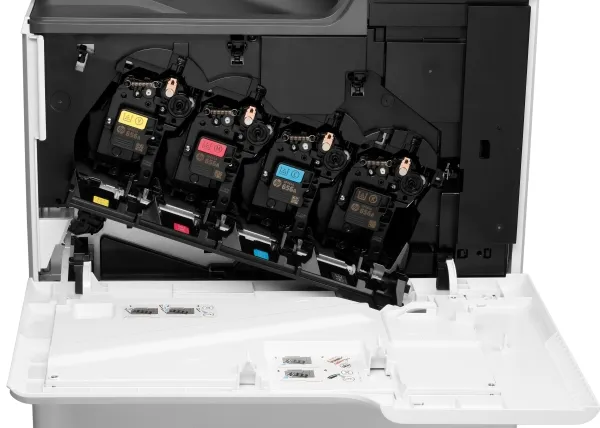 HP Color LaserJet Enterprise MFP M681dh - Multifunktionsprinter - farve - laser - 215.9 x 863.6 mm (original) - A4/Legal (medie) - op til 47 spm (kopiering) - op til 47 spm (udskriver) - 650 ark - USB 2.0, Gigabit LAN, USB 2.0 vært