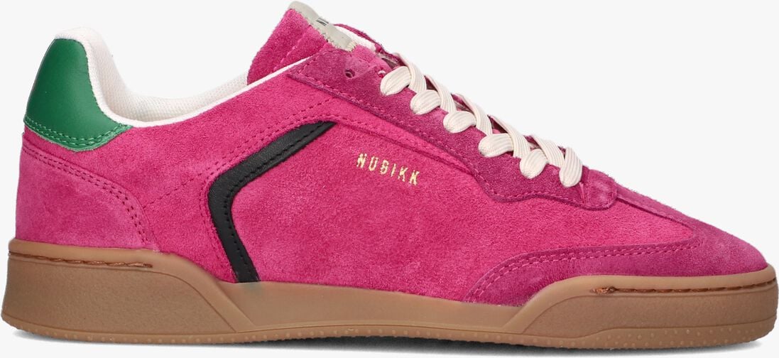 NUBIKK roze nubikk lage sneakers blueberry wing