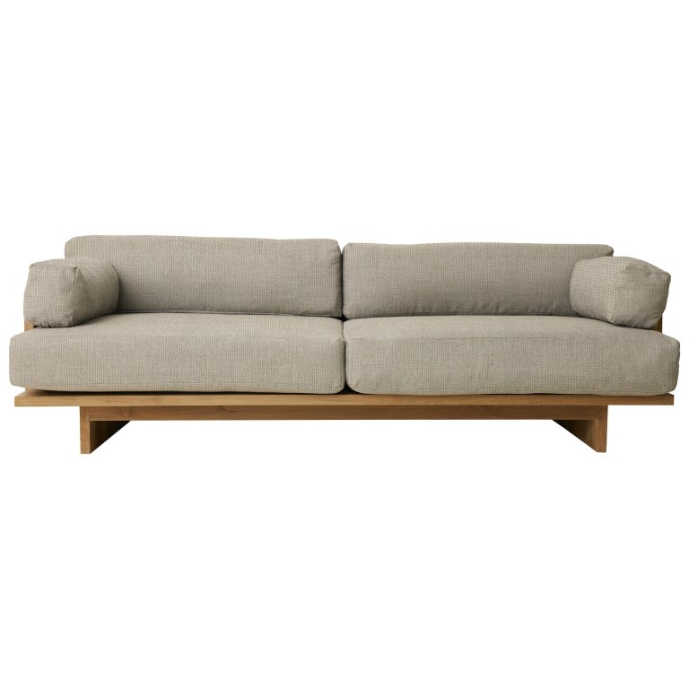 HKliving Outdoor Teak loungebank natural